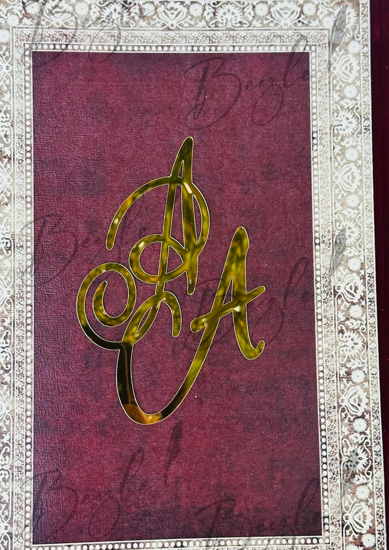 The Premium Three Side Nikkah Booklet With Attractive Design | NB-023