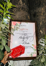 Load image into Gallery viewer, Luxury Nikah Certificate With Arm Band
