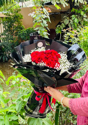 Luxury Red Rose Bouquet | BCG-130