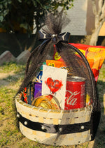 Load image into Gallery viewer, Black Elegance Valentine Gift Basket | GB-044
