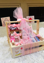 Load image into Gallery viewer, Pink Sweet Treat Gift Basket | GB-150
