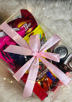 Load image into Gallery viewer, Charming Snack Delight Box with Pink Ribbon | GBO-031
