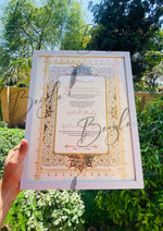 Load image into Gallery viewer, Luxury Nikah Certificate With Attractive Design | RNCF-003
