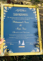 Load image into Gallery viewer, Personalized Printed Certificate Nikkah Frame | NC-182
