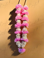 Load image into Gallery viewer, The Beautiful Nikah Mala With Pink &amp; White Flowers | MA-002
