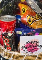 Load image into Gallery viewer, Black Themed Birthday Gift Basket | GB-037
