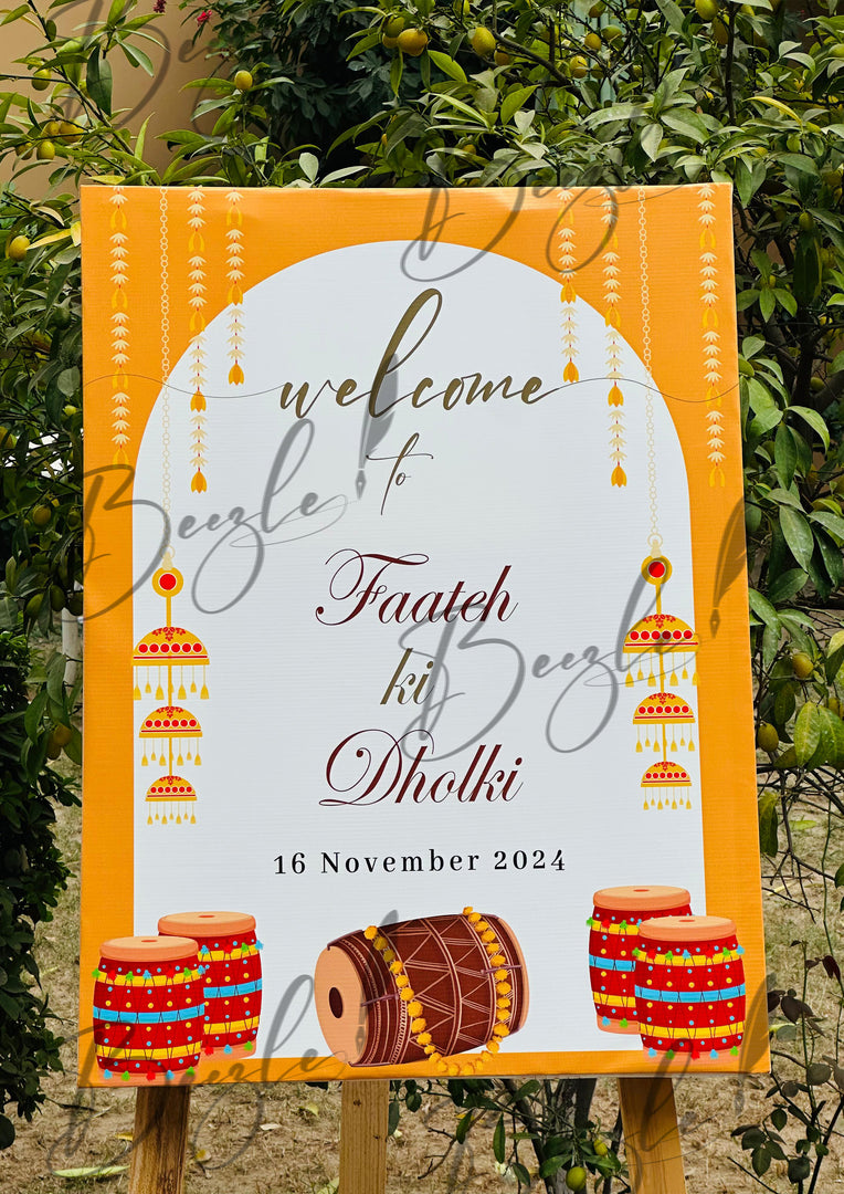 Wedding Welcome Board