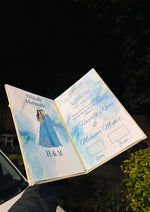 Load image into Gallery viewer, The Premium Blue Nikah Booklet with Unique Design | NB-039
