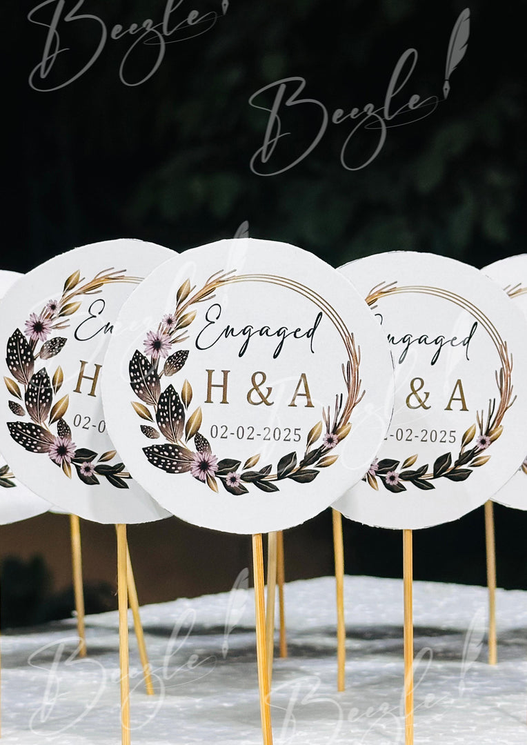 Customized Engagement Toppers | MT-020