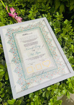 Load image into Gallery viewer, Premium Nikah Certificate With Classic Border Design | NC-051
