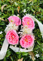 Load image into Gallery viewer, The Beautiful Gajry Decorated With Pink &amp; White Flowers | GAY-001
