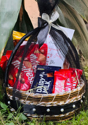 Personalized Engagement Anniversary Basket | GB-034