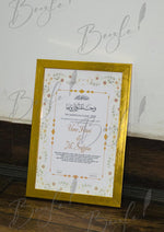 Load image into Gallery viewer, Luxury Nikah Certificate
