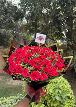 Load image into Gallery viewer, Red Rose Bouquet with Personalised Card | BCG-104
