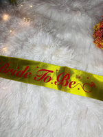 Load image into Gallery viewer, The Beautiful Bride Sash | SH-001
