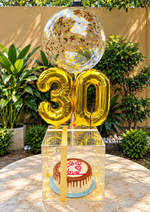 Load image into Gallery viewer, Birthday Confetti Balloon Box with Cake | GDEL-155