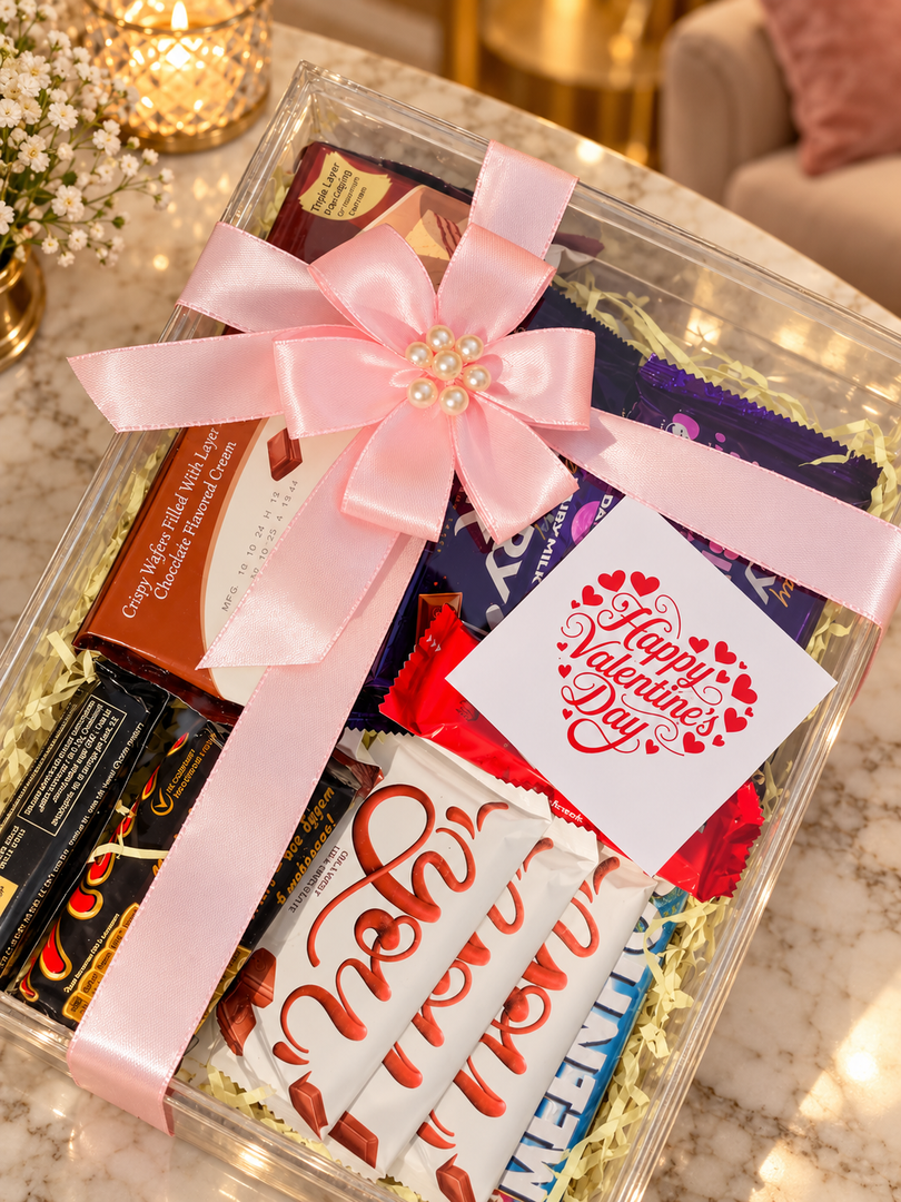 Stylish Acrylic Snacks Gift Box | GBO-029