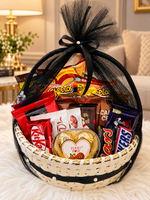 Load image into Gallery viewer, Elegant Black &amp; White Snack Basket | GB-054