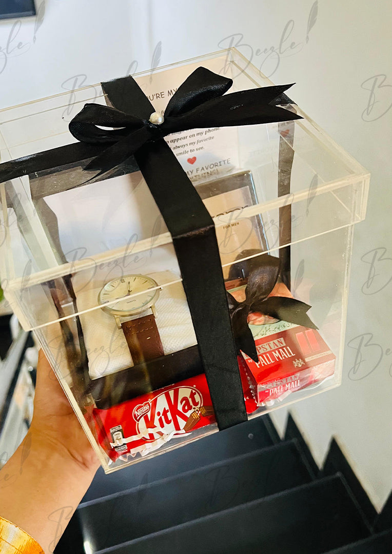 Gift Box for Him – Watch, Perfume & KitKat Treat | GBO-079