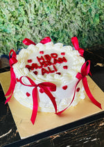 Load image into Gallery viewer, White Ribbon Birthday Cake | GC-083
