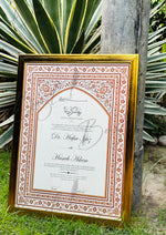 Load image into Gallery viewer, Customized Premium Nikah Certificate With Classic Design | NC-008
