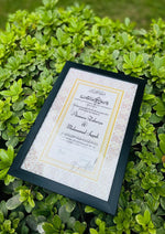 Load image into Gallery viewer, Premium Nikah Certificate With Customized Name | NC-025
