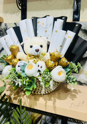 Golden Bloom Basket | GB-199