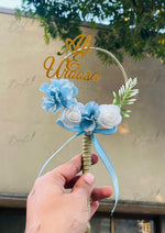 Load image into Gallery viewer, Blue Blossom Nikkah Pen | PEN-112