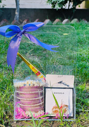 Bangles with Earrings & Mehndi Festive Gift Set for Her | GBO-063