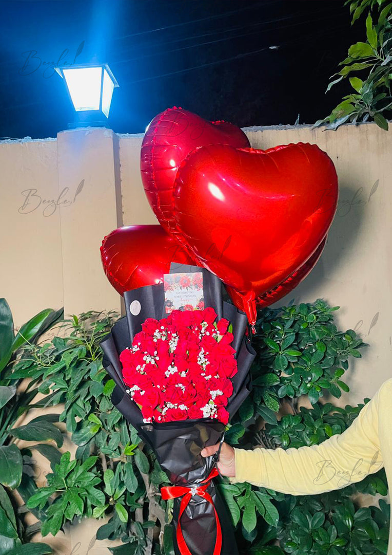 Velvet Heart Roses Surprise| BCG-248