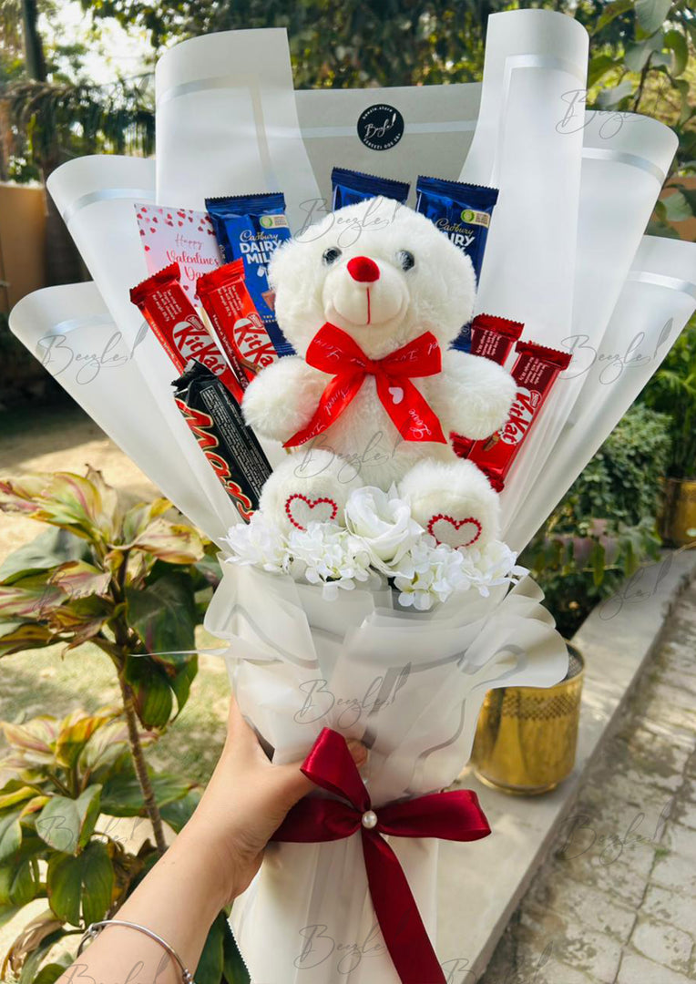 Teddy & Chocolate Love Bouquet | BCG-159