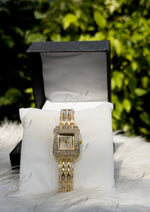 Load image into Gallery viewer, Gold Ladies Luxury Wristwatch | WTS-010
