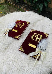 Name Initials Nikkah Booklets | DEL-153