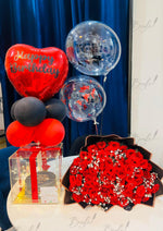 Load image into Gallery viewer, Red Blossom Birthday Gift Set | GDEL-276