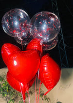 Load image into Gallery viewer, Red Heart Balloon Bunch | BLO-012