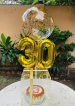 Load image into Gallery viewer, Birthday Confetti Balloon Box with Cake | GDEL-155
