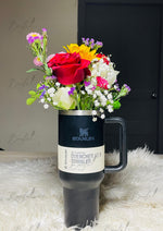 Load image into Gallery viewer, Bold Black Tumbler | TBR-003
