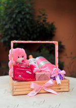 Load image into Gallery viewer, Pink Hamper Gift Basket | GB-159
