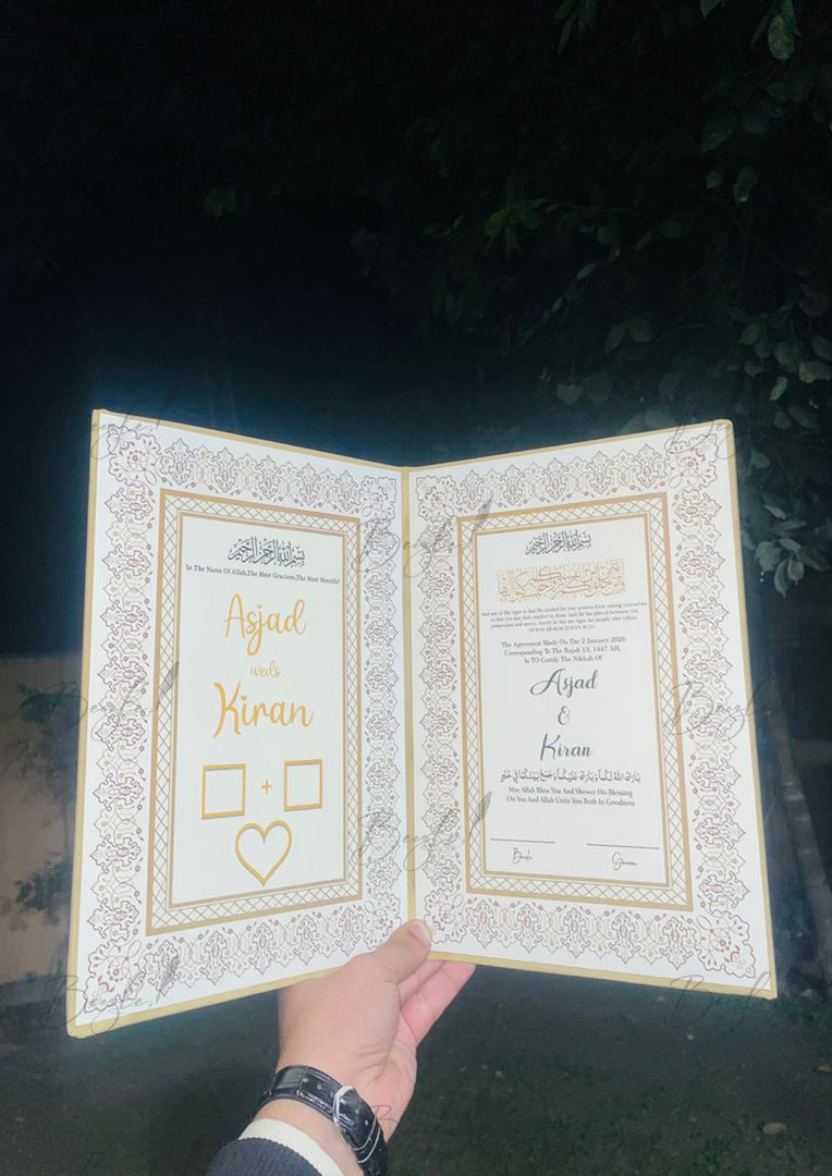 Ivory Nikah Booklet | NB-061