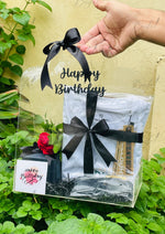 Load image into Gallery viewer, Black Ribbon Birthday Gift Box | GBO-103
