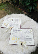 Load image into Gallery viewer, Name Initials Nikkah Booklets | DEL-153
