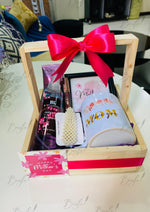 Load image into Gallery viewer, Mother’s Day Wooden Tray Gift Basket | GB-138
