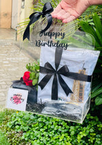Load image into Gallery viewer, Black Ribbon Birthday Gift Box | GBO-103
