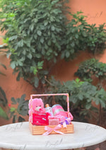 Load image into Gallery viewer, Pink Hamper Gift Basket | GB-159
