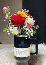 Load image into Gallery viewer, Bold Black Tumbler | TBR-003
