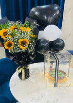 Load image into Gallery viewer, Black Birthday Cake Setup | GDEL-213
