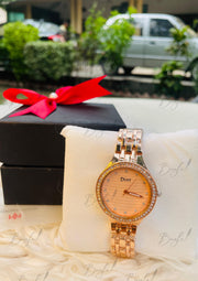 Rose Gold Designer Watch for Women | WTS-002