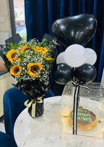 Load image into Gallery viewer, Black Birthday Cake Setup | GDEL-213
