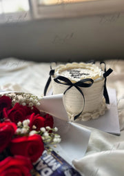 Timeless Elegance Birthday Cake | GC-040