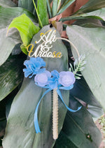 Load image into Gallery viewer, Blue Blossom Nikkah Pen | PEN-112